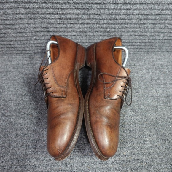 Allen Edmonds Shoes Mens 12 R Berkley Brown Lace Up Almond Toe Oxford Dress main image 12